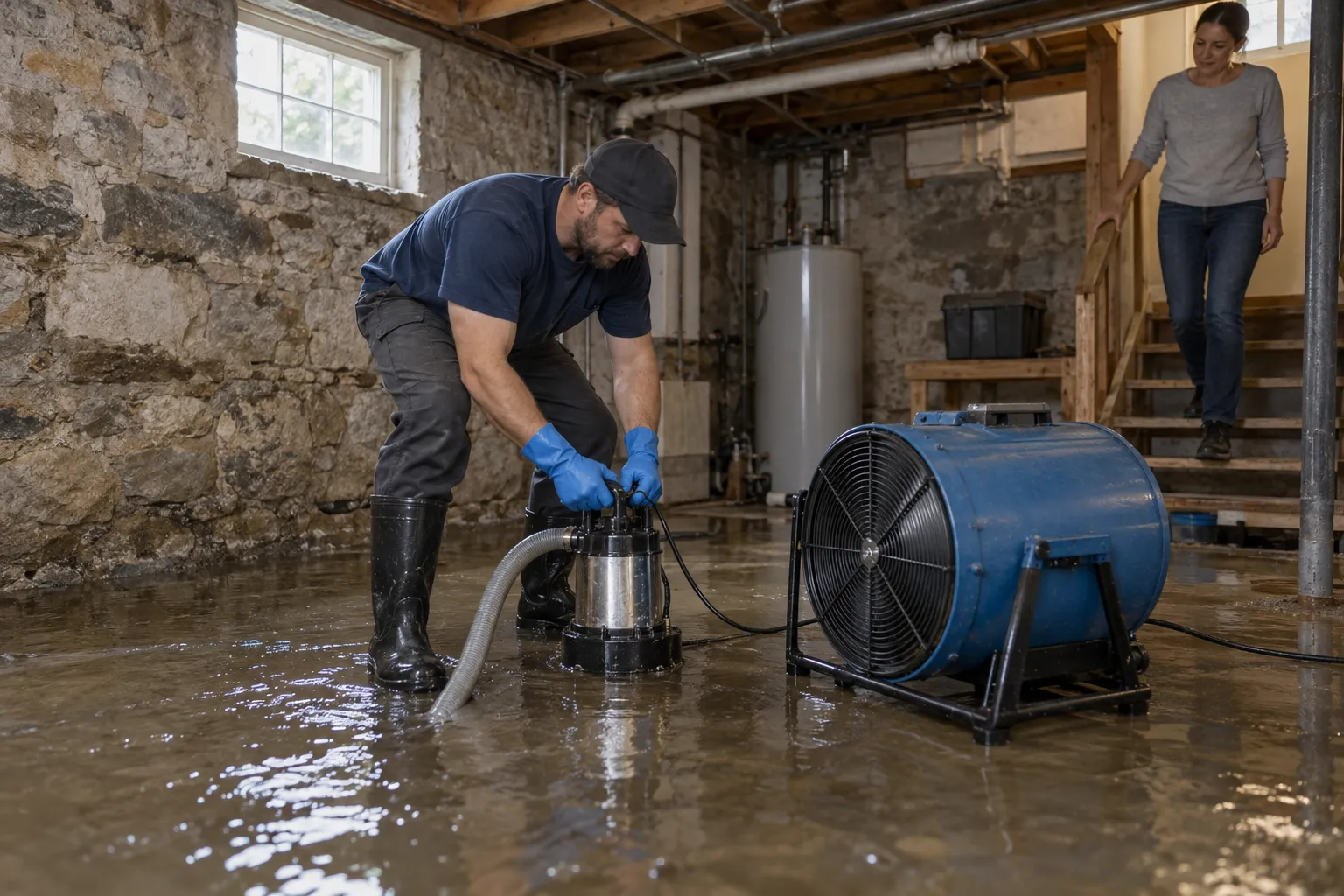 Flooded Basement Cleanup in Syracuse, NY